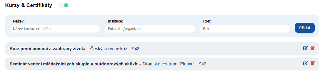 Krok 3 – Kurzy a certifikáty